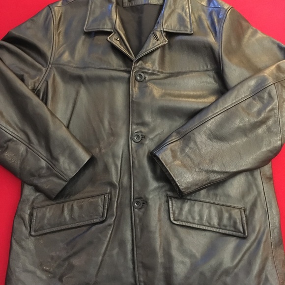 Kenneth Cole Reaction Leather Jacket - Picture 1 of 9
